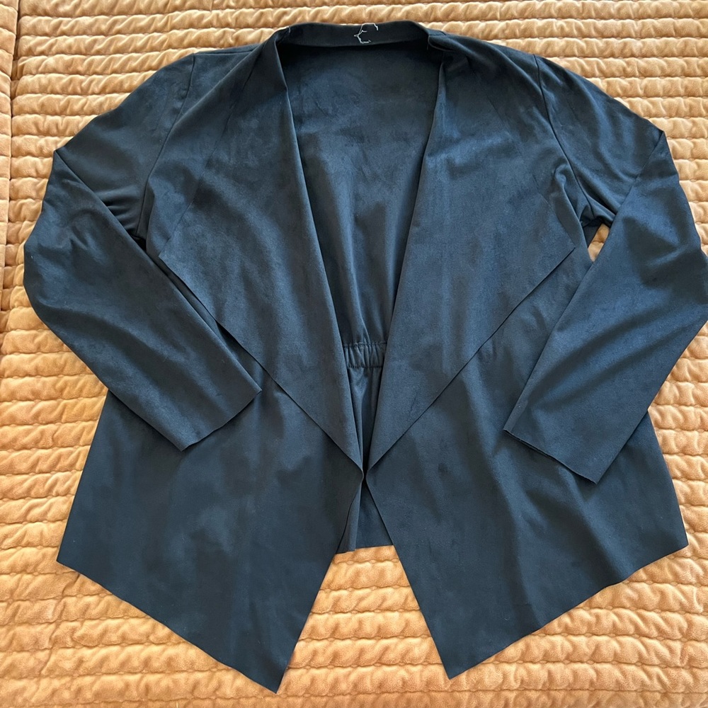 Suede Blazer Jacket